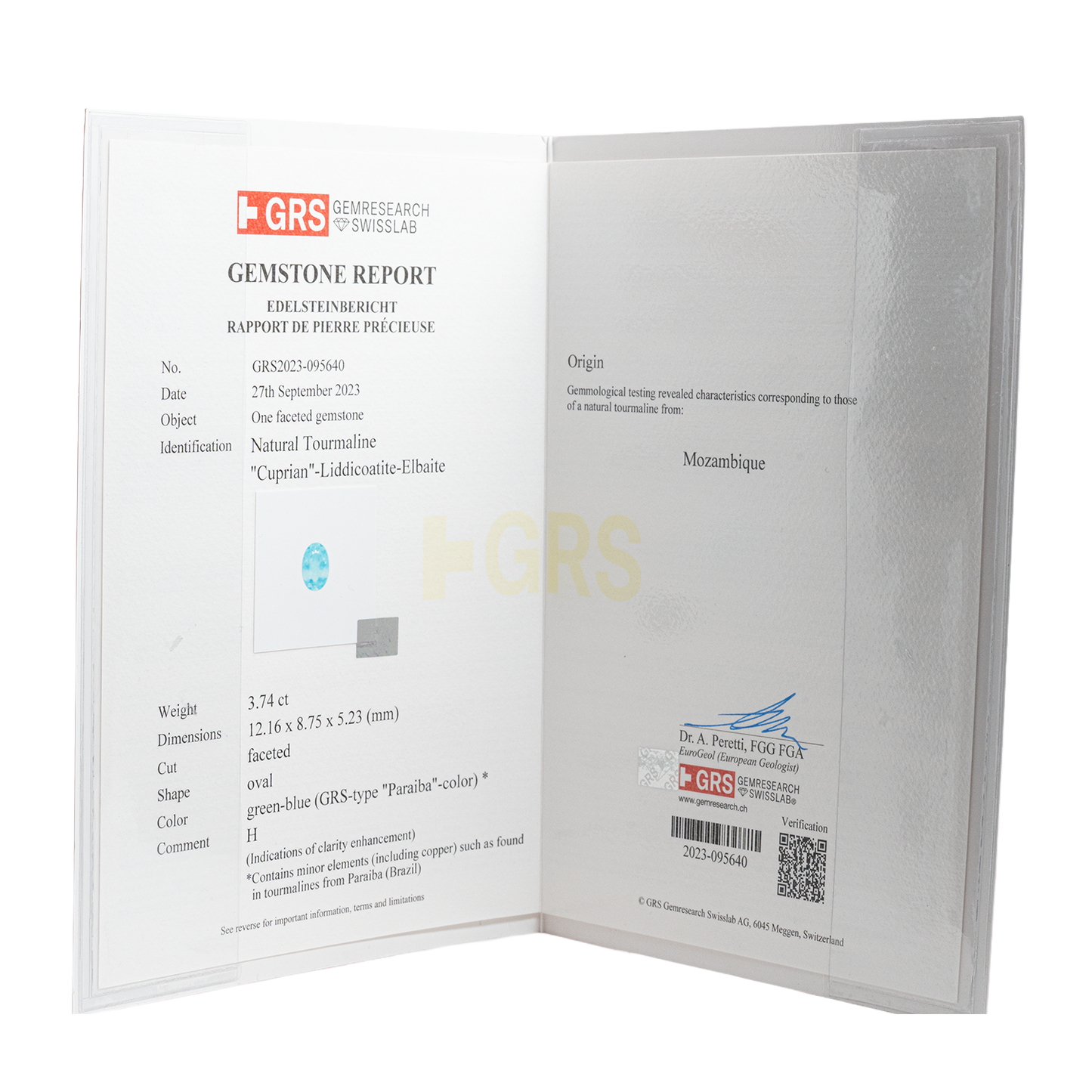 Platinum Diamond Paraiba Fashion Ring