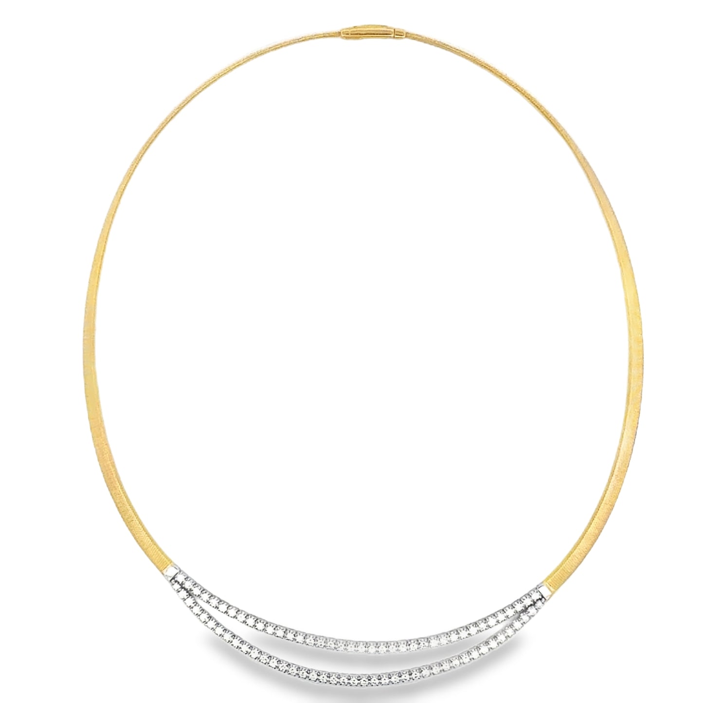 18K Yellow Gold Diamond Necklace (1.96ct)