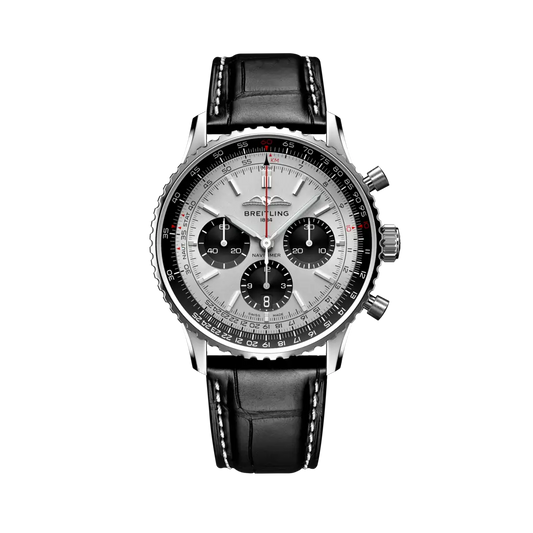 Navitimer B01 Chronograph 43mm Silver Dial Watch