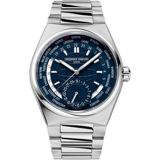 Highlife Worldtimer Manufacture 45mm Blue Dial