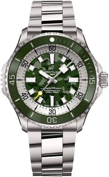 Superocean Automatic 46 Super Diver Green Camo Dial