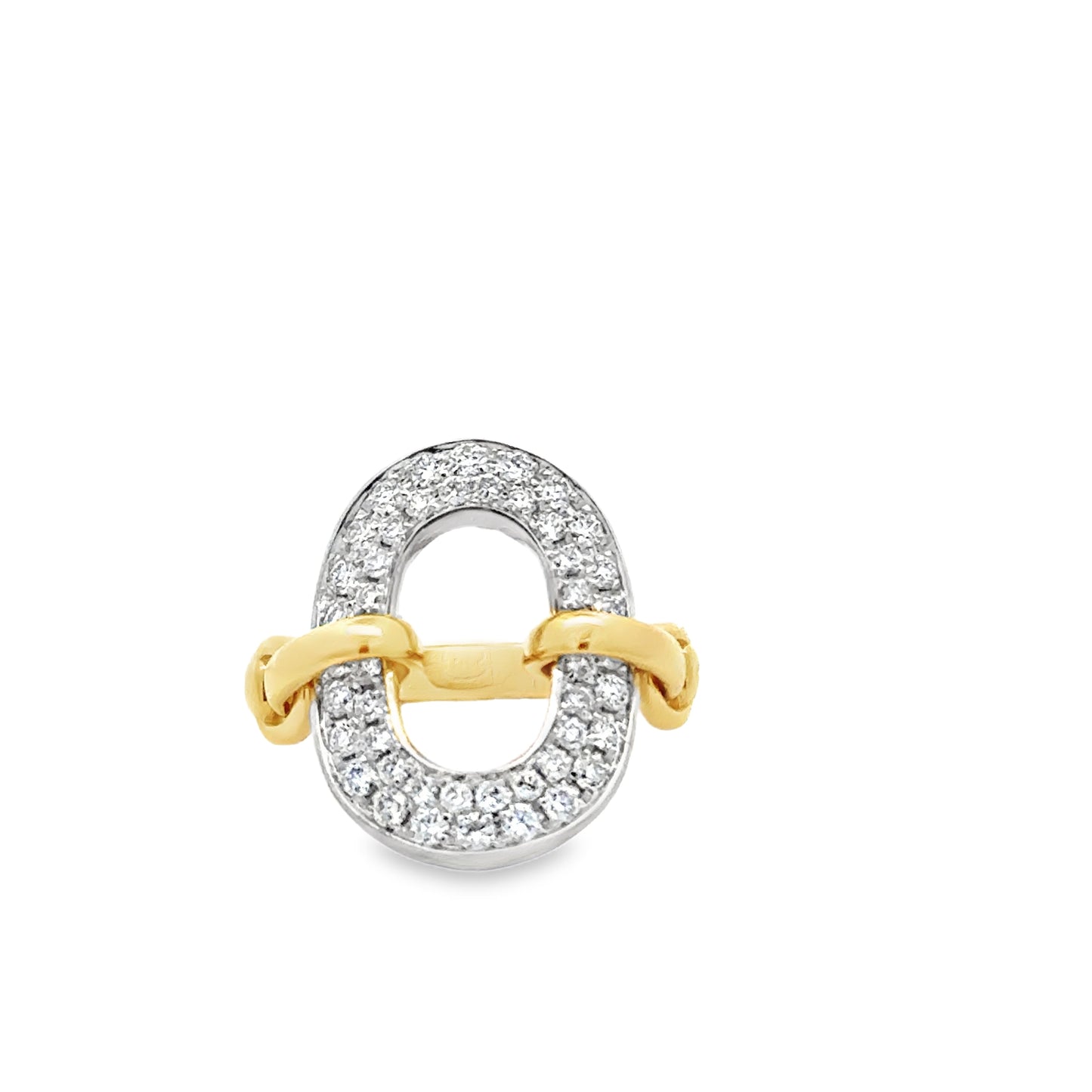 18K Yellow & White Gold Diamond Ring (0.67ct)