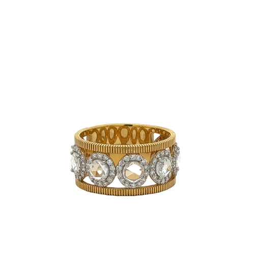 18K Yellow Gold Diamond Ring (0.20ct)