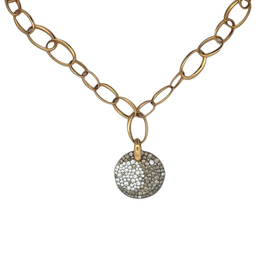 18K Rose Gold Diamond Chain Necklace (2.50ct)