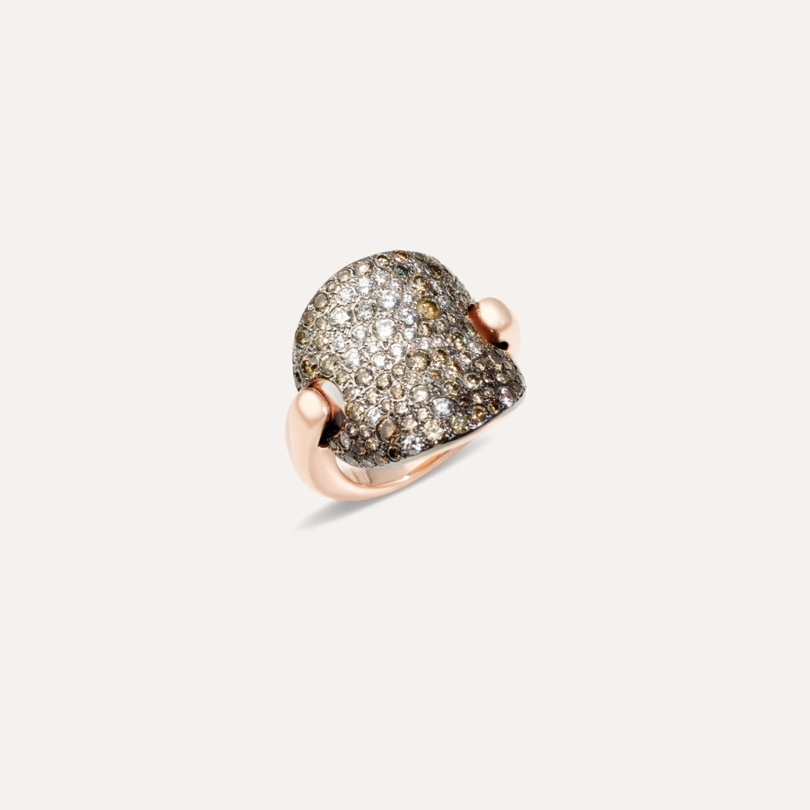 18K Rose Gold Brown Diamond Sabbia Ring (1.80ct)
