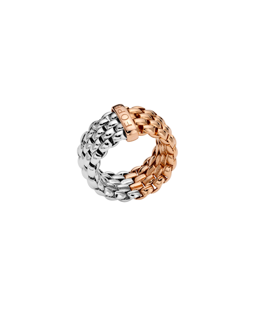 Bicolour Flex'It Ring 18K Rose & White Gold