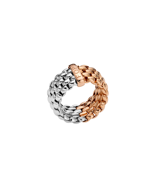 Bicolour Flex'It Ring 18K Rose & White Gold