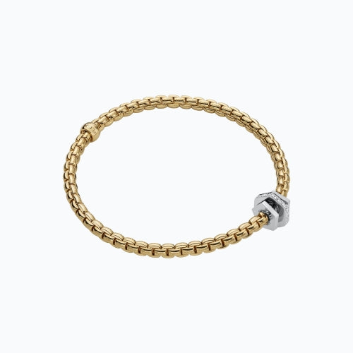 18K White Gold Diamond Bracelet (0.15ct)