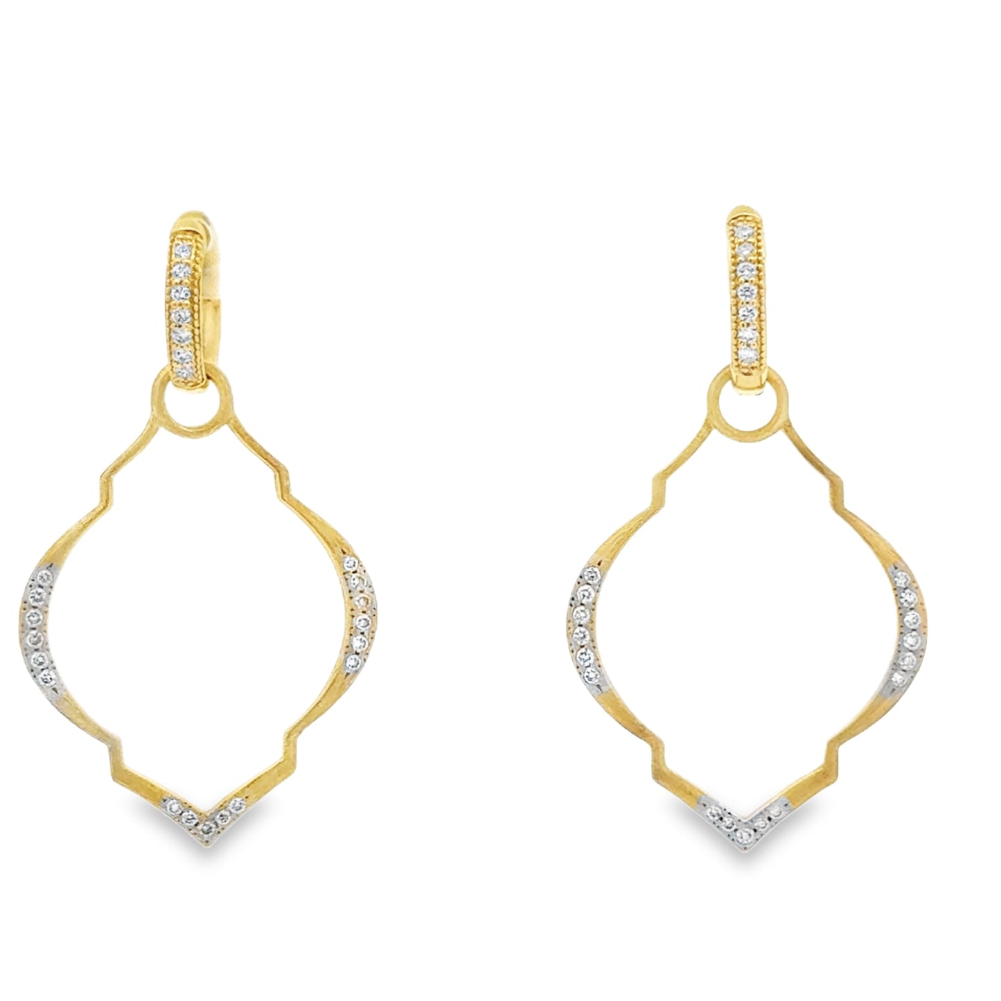 18K Yellow Gold Diamond Earring Charms (0.23ct)