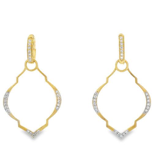 18K Yellow Gold Diamond Earring Charms (0.23ct)