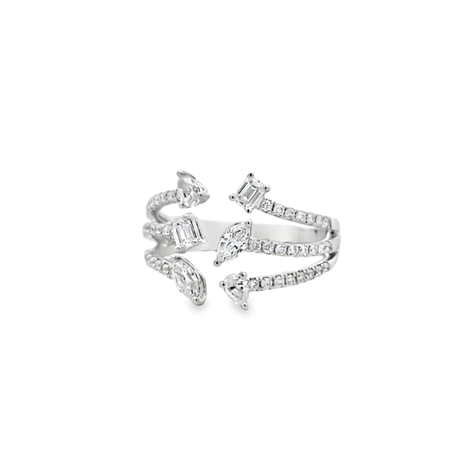 18K White Gold Diamond Fashion Ring (0.26ct)