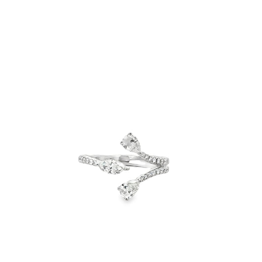 18K White Gold Diamond Fashion Ring (0.25ct)