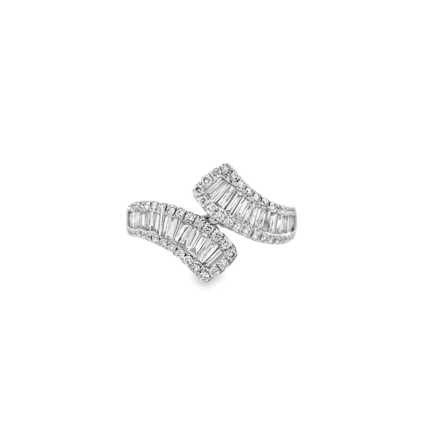 14K White Gold Diamond Fashion Ring (0.57ct)