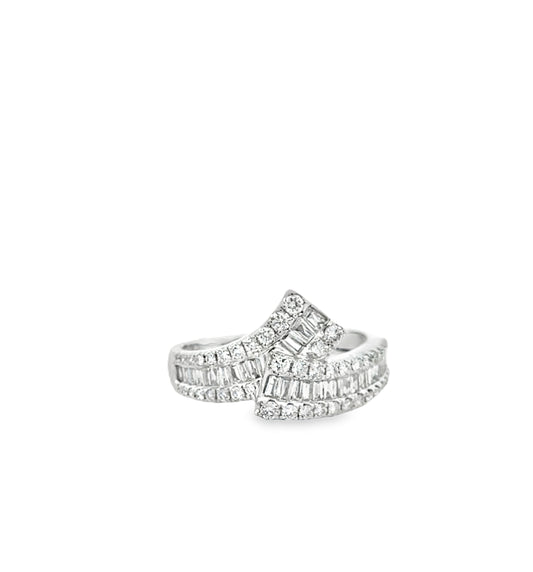 14K White Gold Diamond Fashion Ring (0.35ct)
