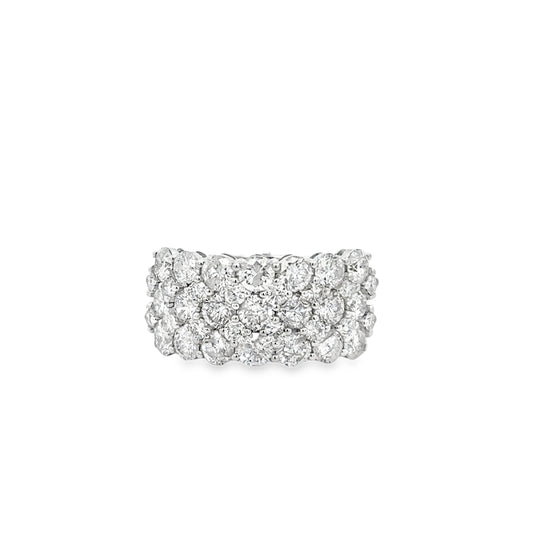 14K White Gold Diamond Fashion Ring (3.28ct)