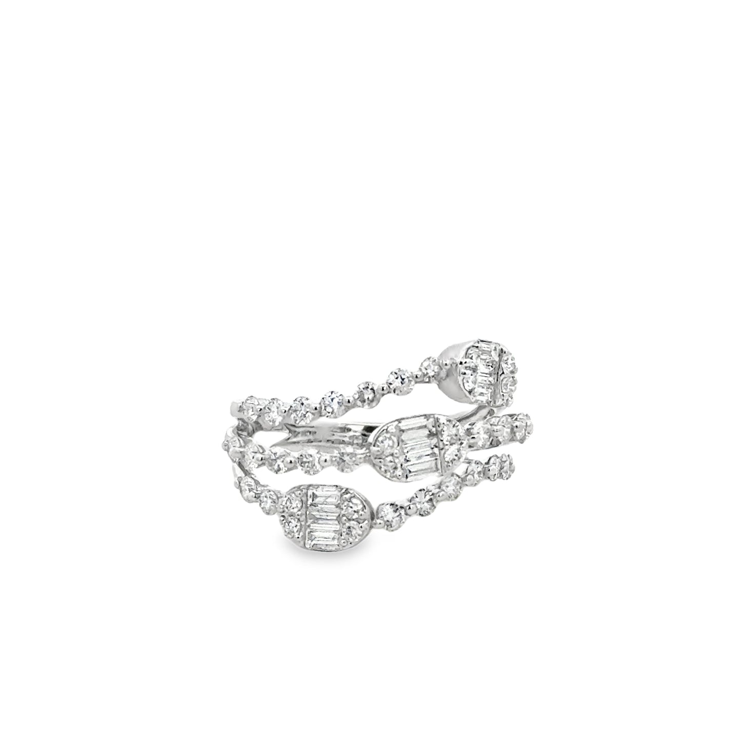 18K White Gold Diamond Fashion Ring (0.40ct)
