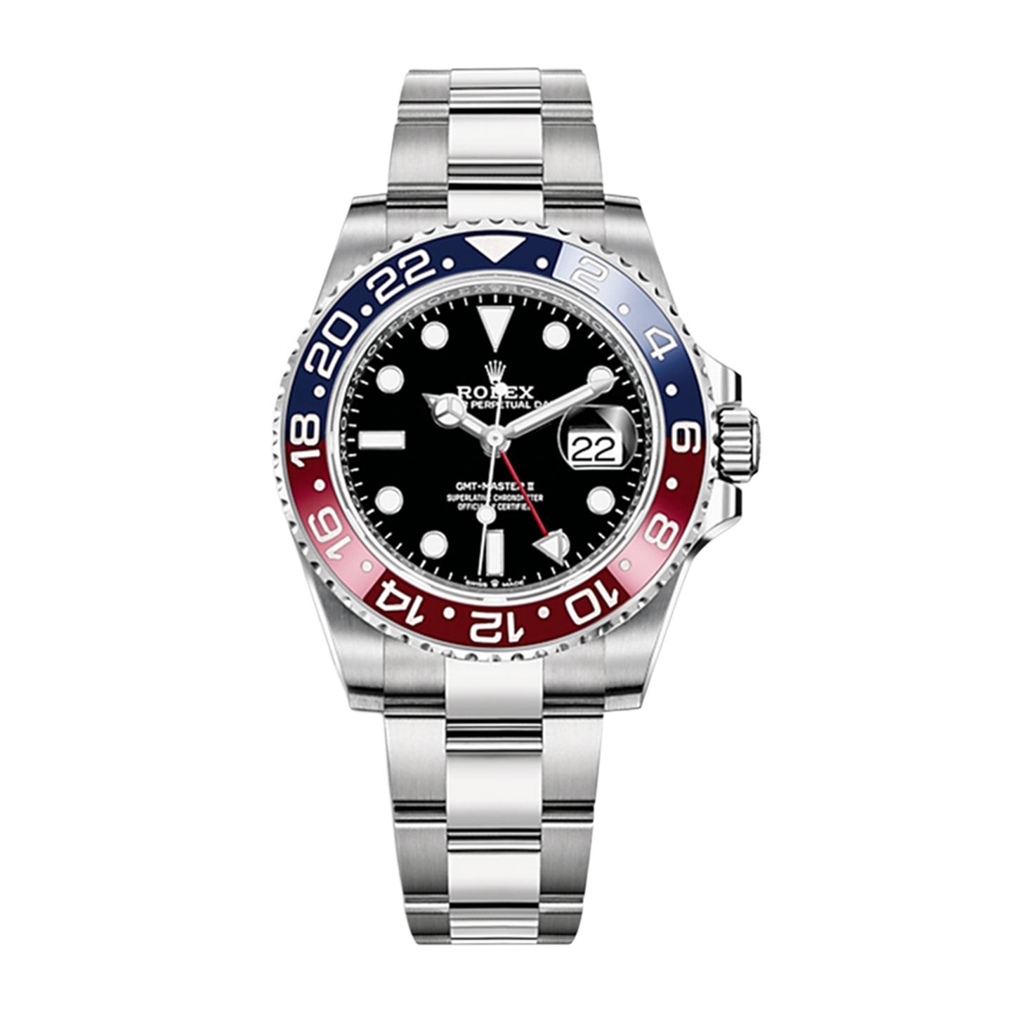 Rolex GMT-Master II “Pepsi” – Oyster Bracelet – Unworn