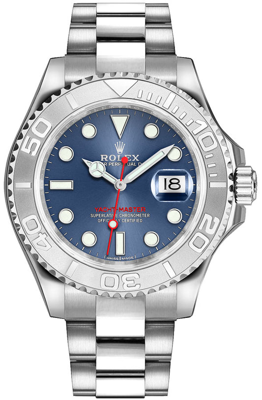Rolex Yacht-Master 40 - Blue Dial - Oystersteel and platinum